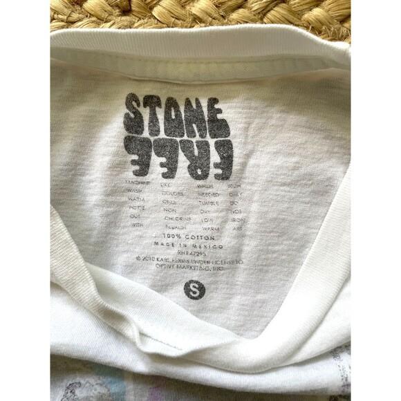 RARE Jimi Hendrix "Reverse Print" T-Shirt Size Small Purple Haze Stone Free - Picture 13 of 13